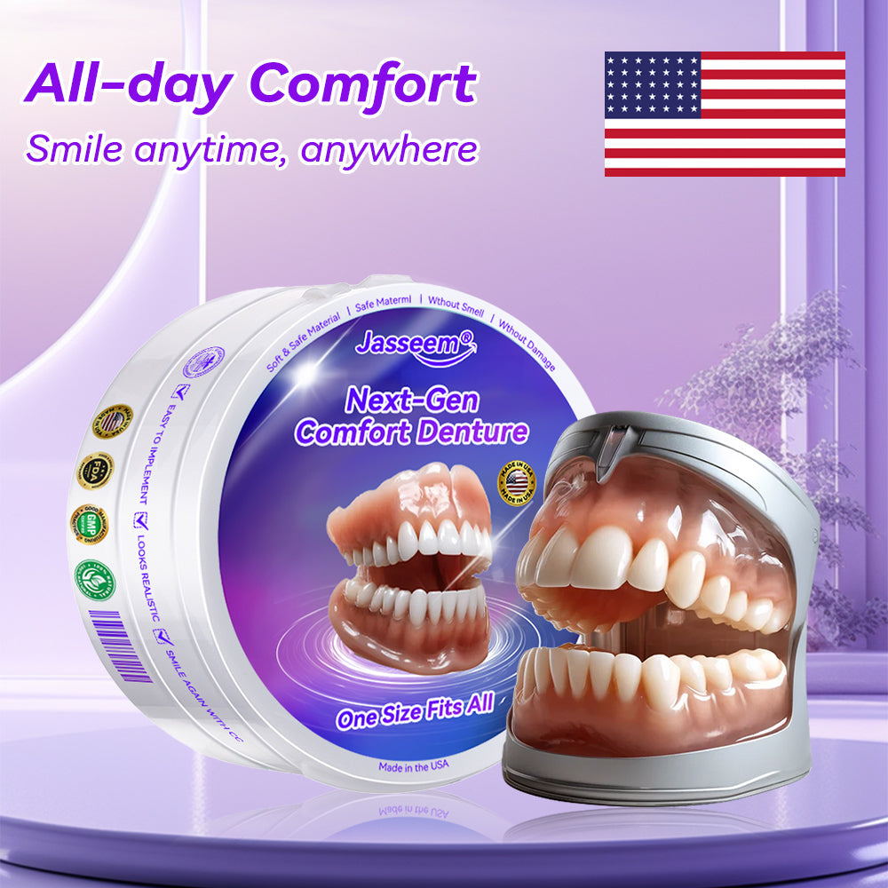 𝐉𝐚𝐬𝐬𝐞𝐞𝐦® Latest Premium Comfort Dentures🏆 (High-End Dentures, Easy to Wear - Limited Time 70% Discount)🔥