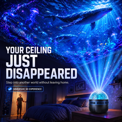 Official Store | 🦖🎁SCNDR® 360° Smart Holographic Starry Sky Projector (HD Smart Dynamic 5D)