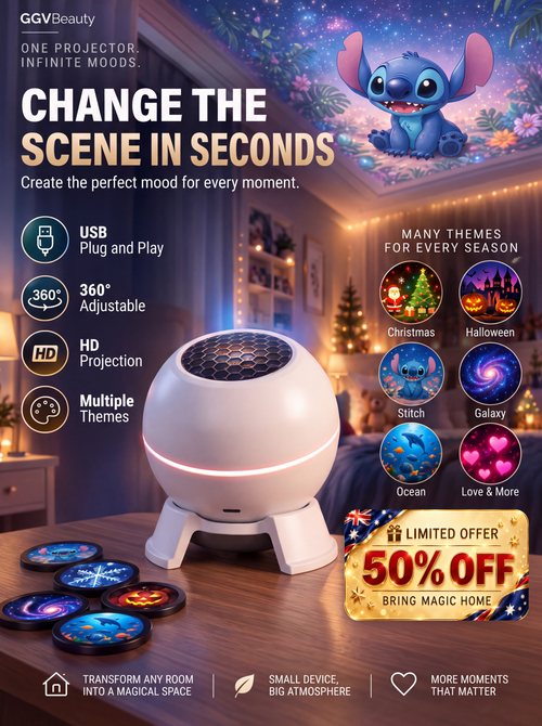 🌈Official Store |⭐⭐ SCNDR® Smart Holographic Projector (HD Smart Dynamic 5D)