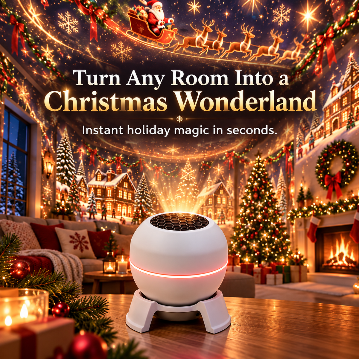 Official Store | 🌟🌟 SCNDR® Smart Holographic Projector (HD Smart Dynamic 5D)