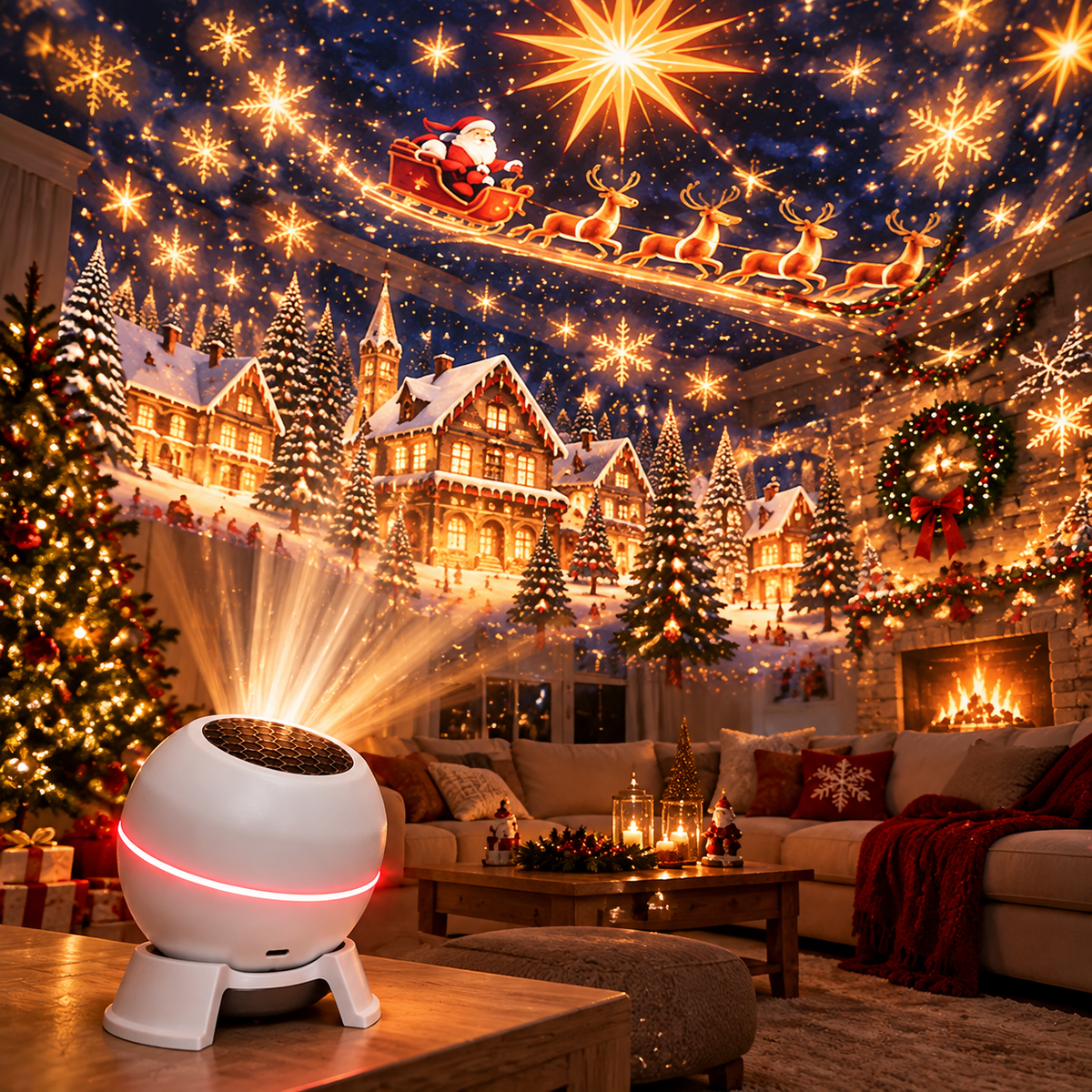 Official Store | 🌟🌟 SCNDR® Smart Holographic Projector (HD Smart Dynamic 5D)