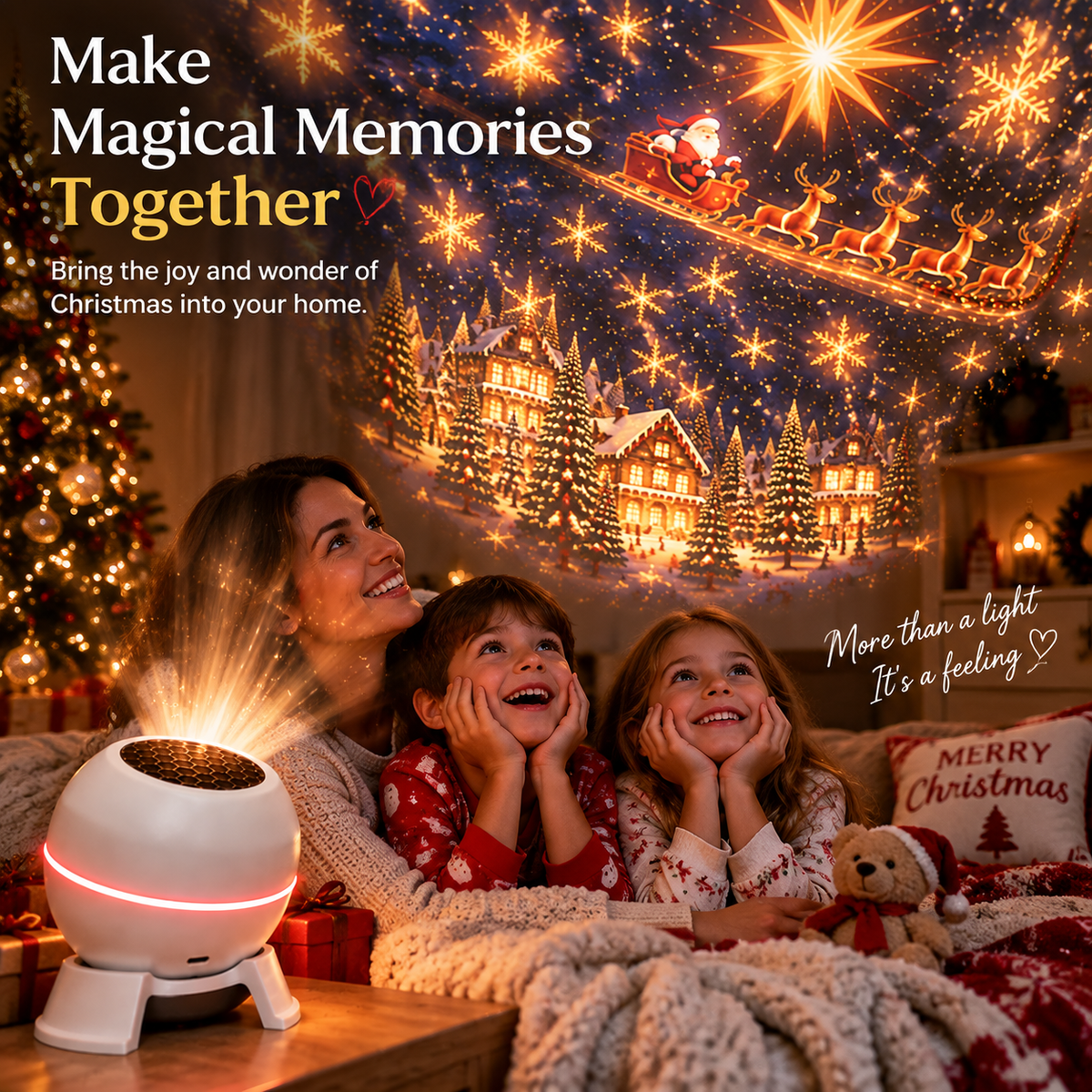 Official Store | 🌟🌟 SCNDR® Smart Holographic Projector (HD Smart Dynamic 5D)